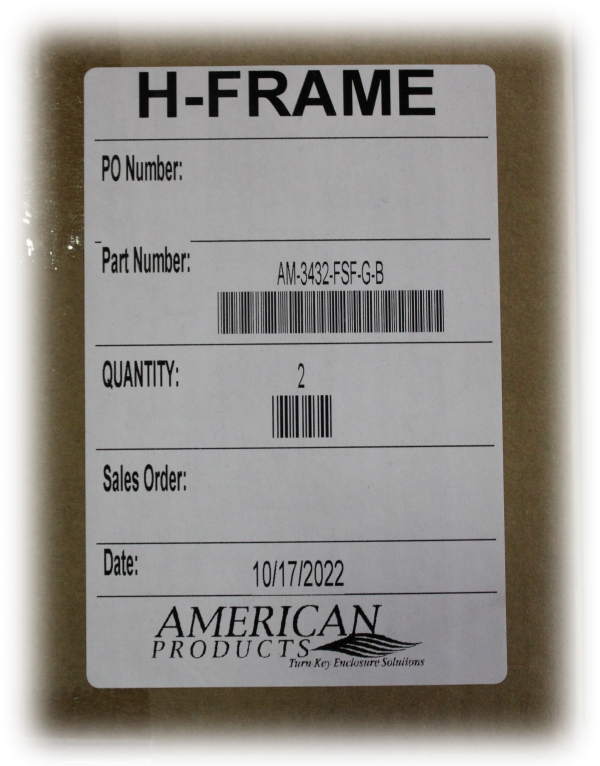 New Steel Pole Mount H-Frame Fiber Slack Storage by American Products AM-3432-FSF-G-B - Image 2