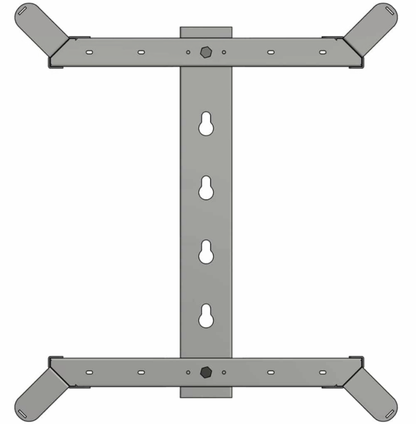 New Steel Pole Mount H-Frame Fiber Slack Storage by American Products AM-3432-FSF-G-B - Image 5