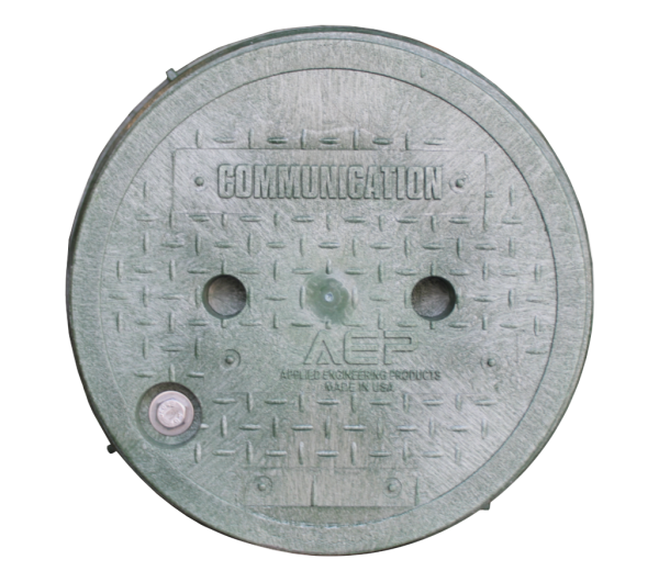 AEP 9" Round x 10" Deep HDPE Flower Pot Vault V-091010-HP-HP-PED-FW-AEP - Image 2
