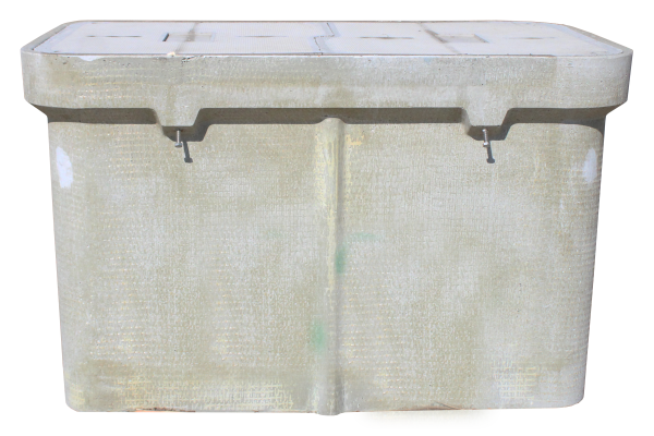 OldCastle 30 x 48 x 30 Polymer Concrete Handhole Vault, Tier 22, 3/8" Hex Bolt, 304830-PC-PC-T22-SW-ODC - Image 2