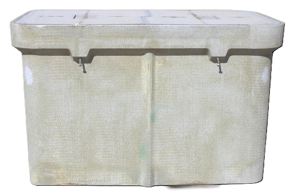 OldCastle 30 x 48 x 30 Polymer Concrete Handhole Vault, Tier 22, 3/8" Hex Bolt, 304830-PC-PC-T22-SW-ODC - Image 2