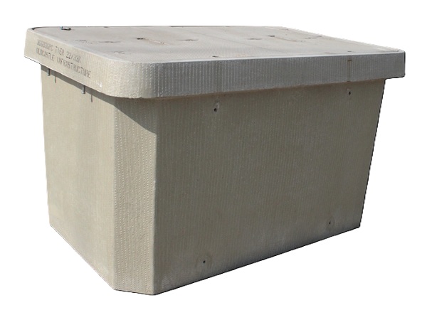 OldCastle - 36 x 60 x 36 Polymer Concrete Vault, Tier 22 - 366036-PC-PC-T22-SW-ODC - Image 2