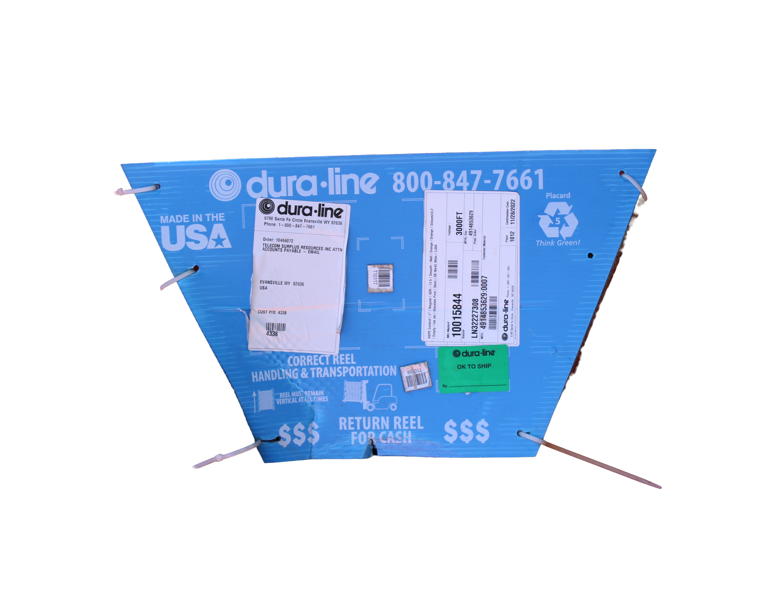 Dura-Line 2" SDR 13.5 Orange w/ Silicore 3,000 ft. - Image 2
